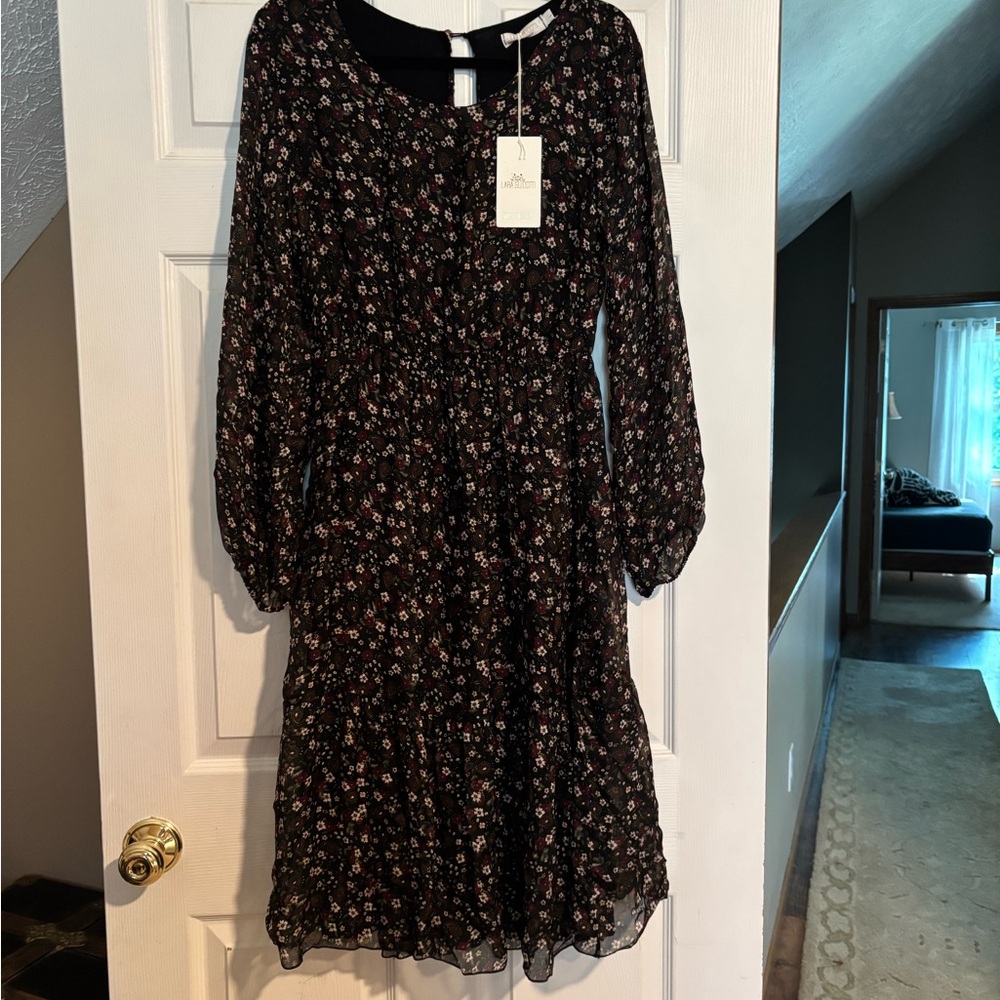 NWT Floral Long Sleeve Dress
